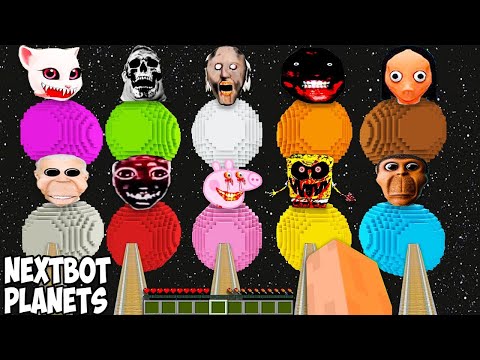 I Found SECRET PLANET MOMO OBUNGA SPONGEBOB BIDUNGA MR INCREDIBLE FIREBRAND ROAD in Minecraft!