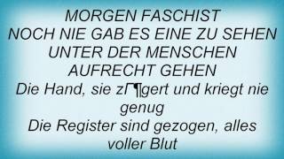 Slime - Aufrecht Gehen Lyrics