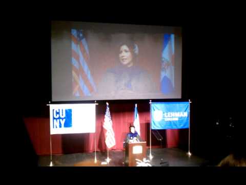Dominican First Lady Dr. Margarita Cedeño de Fernandez At Lehman