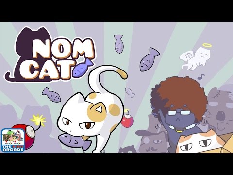 Nom Cat - Eat Endless Waves of Fish But Avoid The Bombs (iPad Gameplay, Playthrough) Video