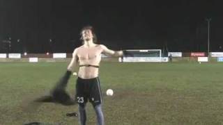 preview picture of video 'Lowestoft Town crossbar challenge'