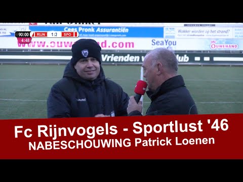 Nabeschouwing Patrick Loenen Fc Rijnvogels - Sportlust '46