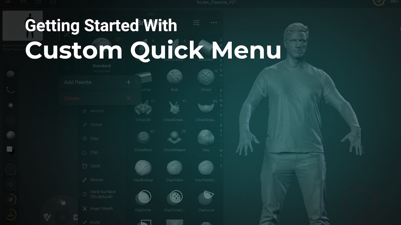 9 - ZBrush for iPad - Custom Quick Menu