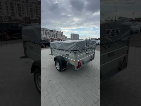 фото прицеп для автомобиля викинг 1320 борт 500мм с тентом с каркасом 300мм 0