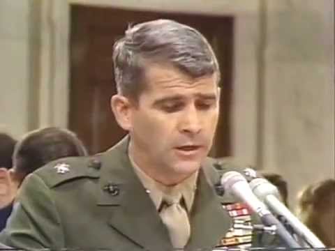 Marine Corps Lieutenant Colonel Oliver North's opening statement (snippet)