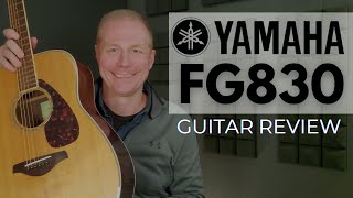 Video thumbnail for Yamaha FG830 Acoustic Guitar Review (vs FG800 FG820) by This Guitar Channel