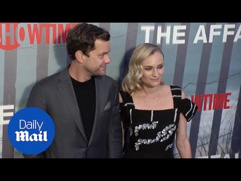 Diane Kruger and Joshua Jackson at The Affair premiere - Daily Mail