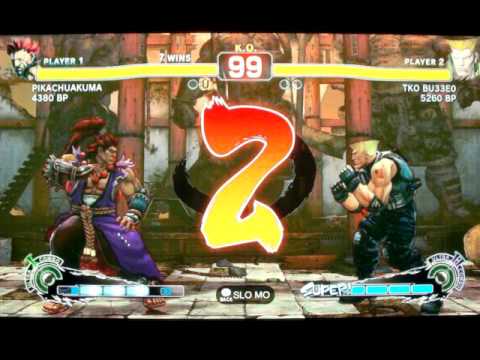SSFIV ENDLESS BATTLE MATCH JR RODRIGUEZ ( AKUMA ) VS TKO BU33E0 ( GUILE ) ON XBOX 360 GAME 8