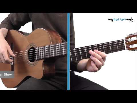 Guitar Lesson: Bossa Nova rhythm No 3 with backing track