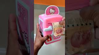 Trending piggy bank unboxing & review||kini ATM piggy bank #shorts#piggy#toyreview #miniatm#atm