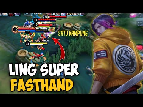 LING FASTHAND PERFECT ULTIMATE 4 SWORD | USER LING WAJIB TAU INI - GAMEPLAY LING MOBILE LEGENDS
