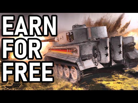 First Premium Contract Tiger 1 Hammer World of Tanks Modern Armor wot console