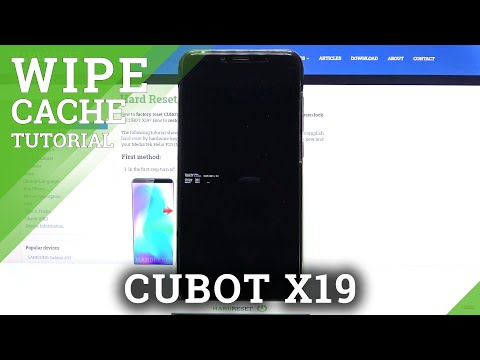 How to Wipe Cache Partition in CUBOT X19 – Remove Temporary Cache Files