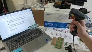 รีวิว สาธิต ทดสอบ Newland NLS HR3000 with stand barcode scanner เครื่องอ่านบาร์โค้ดมีสายพร้อมขาตั้ง