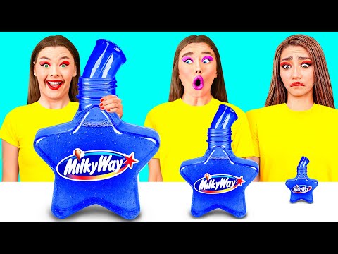 Большая, Средняя или Маленькая Тарелка Челлендж | Вкусные Кухонные Идеи от Crazy DO