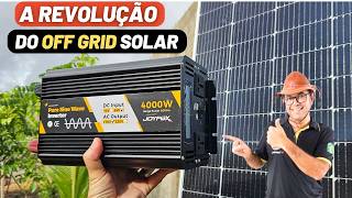 ☀️🔋JOYFOX 4000W/8000  INVERSOR OFF GRID Xau Xau Concessionária