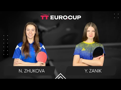 13:15 Nadiia Zhukova - Yulianna Zanik 08.09.2024 TT Euro.Cup Women Ukraine Star. TABLE 3