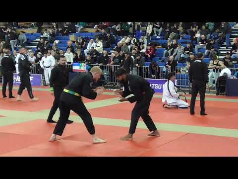 Mikael Rhaillander vs Joss Ayres - FINAL - IBJJF London Open 2025 - Black Adult - Medium-Heavy