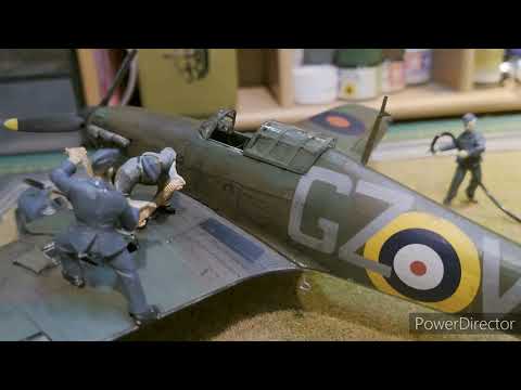 Airfix 1/48 Hurricane diorama reveal.