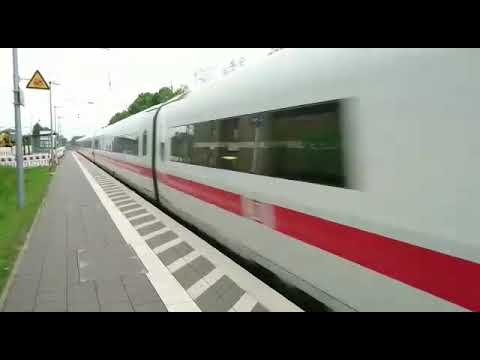 ICE 2 mit 160 km/h durch Langwedel (Kreis Verden)
