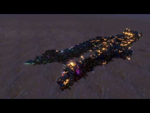 700 Soul Tyrants and Laser Knights vs. 1,000 Golden Knights   Ultimate Epic Battle Simulator   UEBS