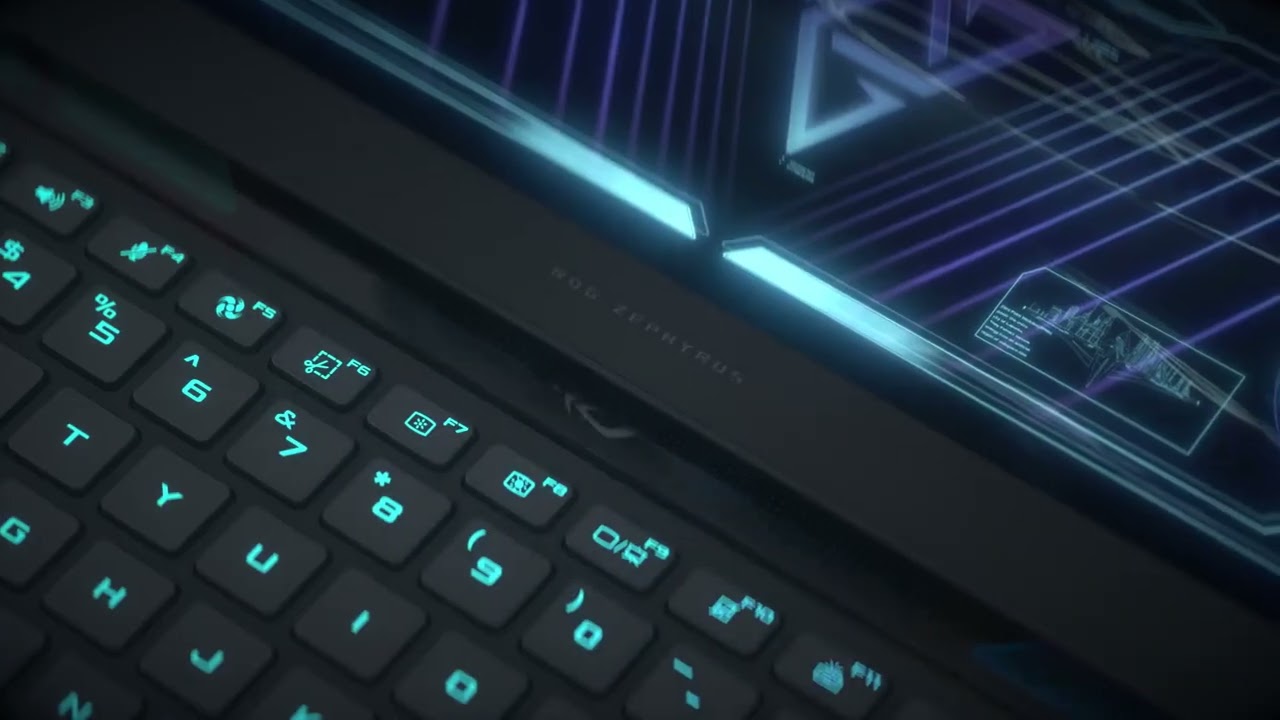 Ноутбук Asus ROG Zephyrus Duo 16 (2022) GX650RW-LS130X Black (90NR0931-M007N0) video preview