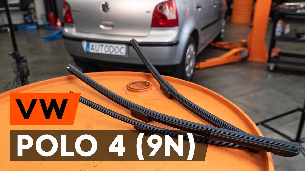 Ako vymeniť zadné stierače na VW Polo 9N – návod na výmenu