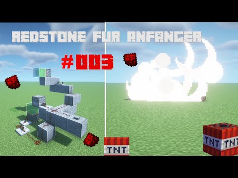 3 TNT-Kanonen I Redstone für Anfänger #003 I Minecraft 1.16 deutsch