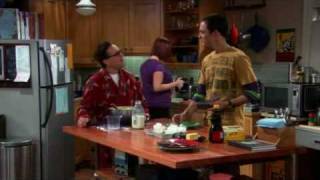 Leonard est gn par la question de Sheldon