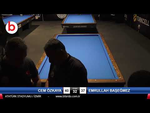 CEM ÖZKAYA & EMRULLAH BAŞEĞMEZ Bilardo Maçı - 2019 TÜRKİYE ŞAMPİYONASI 1.ETAP-KALİFİKASYON