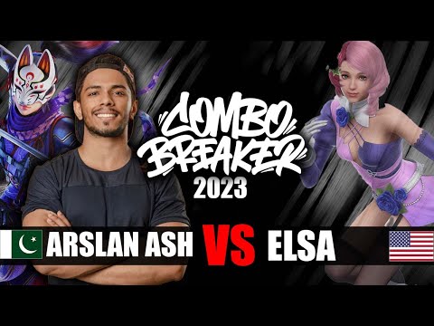 Arslan Ash (Kuni) 🇵🇰 vs 🇺🇸 Elsa (Alisa) COMBO BREAKER 2023 - Tekken 7