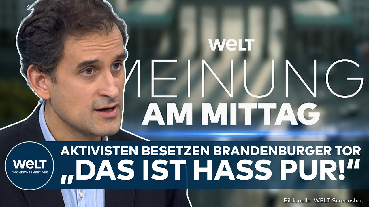 MEINE MEINUNG: Israel-Hasser am Brandenburger Tor – Heimann-Engel fordert Verbot von Hass-Protesten