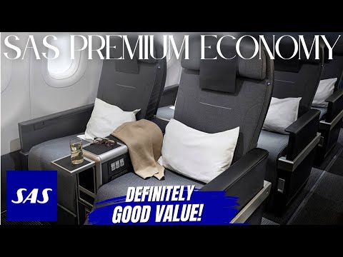 GREAT 8-HOUR JOURNEY: SAS Premium Economy Review! | Don't miss out SAS A330 COPENHAGEN-NEW YORK 4K