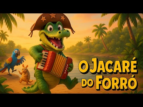 🟢 O Jacaré do Forró – Música Infantil Animada & Dança do Jacaré 🐊💃