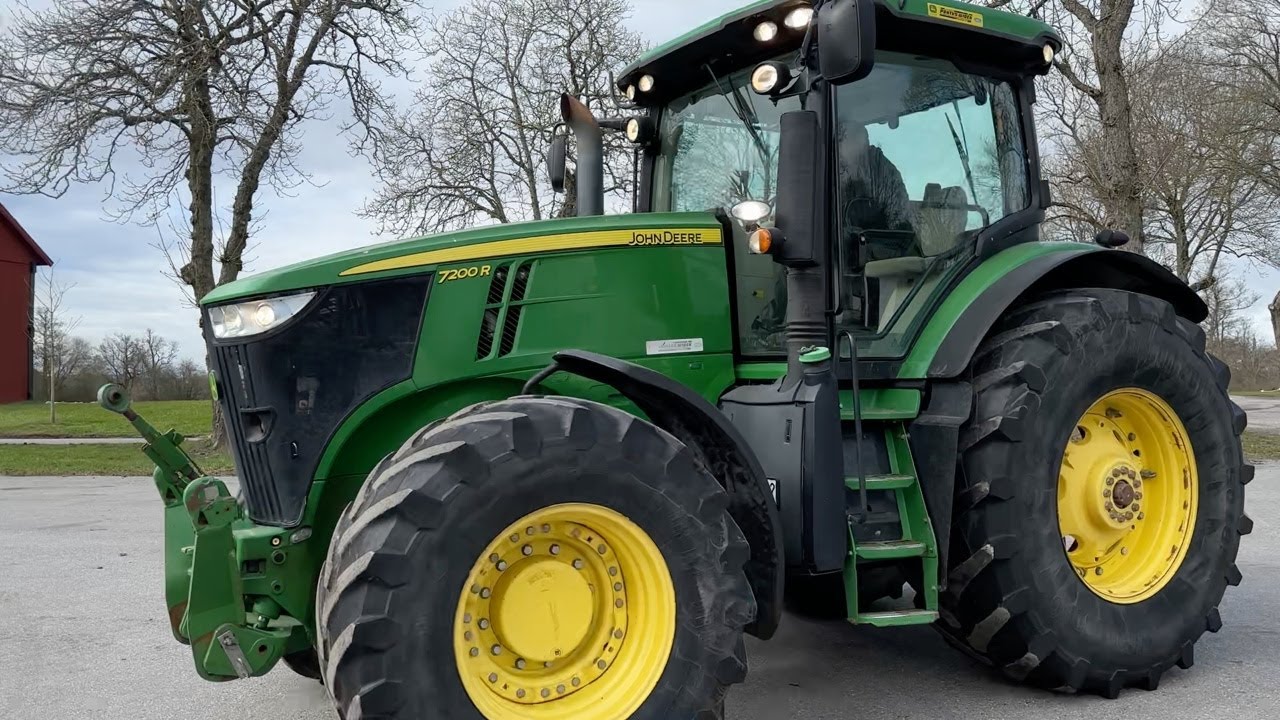 Traktor John Deere 7200 R, Örebro, Klaravik auktioner