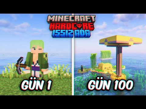 Minecraft'ın En ISSIZ Adasında 100 Gün Hayatta Kalmak!