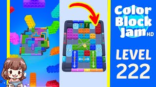 Solusi Level 222 Color Block Jam