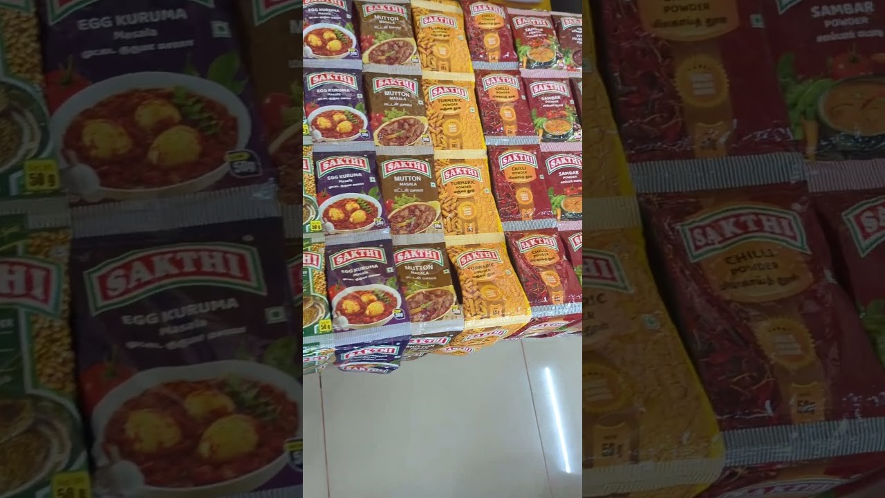 Sakthi masala products 😋