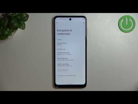 How to Clear Credentials on MOTOROLA Moto G22 - Remove Credentials