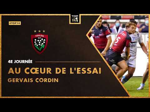 TOP 14 -  J4 - Au cœur de l'essai - Gervais Cordin (RC Toulon)