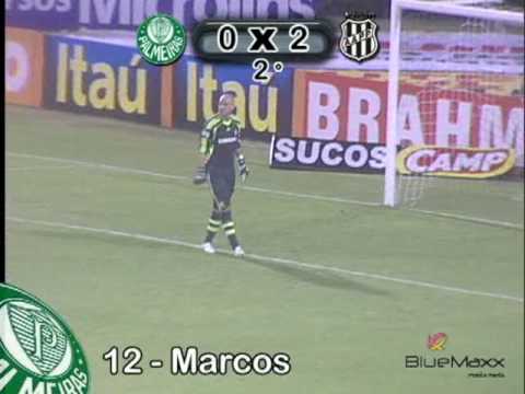 Paulistão 2010 Palmeiras X Ponte Preta Defesa de Penalti do Goleiro Marcos do Palmeiras