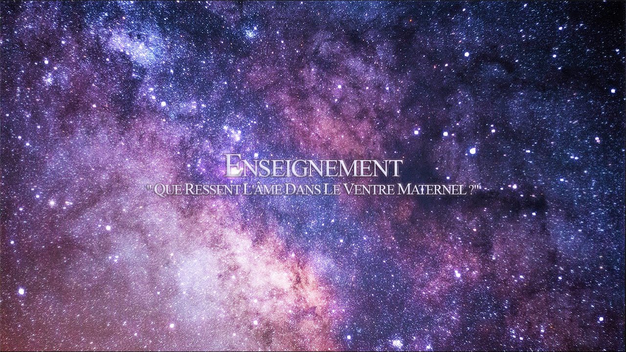 Enseignement "Que ressent l'âme dans le ventre maternel ?"