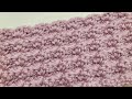 Crochet Easy Stitch For Blankets, Scarfs, and More - Crochet Thermal / Large Sedge Stitch