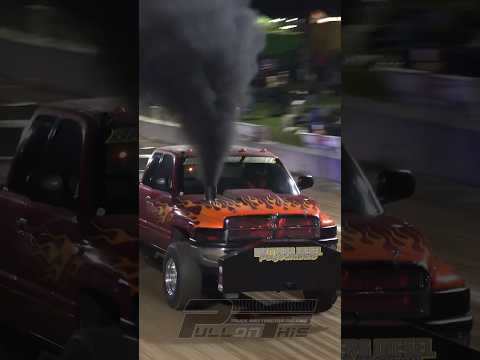 Always putting on a show #fyp #tractor #pull #video #short #shorts #diesel #turbo #truck #cummins