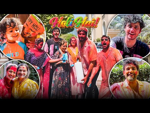 Holi celebration 2026 with family 