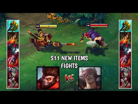 WUKONG vs SETT S11 FULL BUILD FIGHTS & Pentakills!