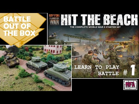 Learn to Play Flames of War: Hit the Beach Battle Report