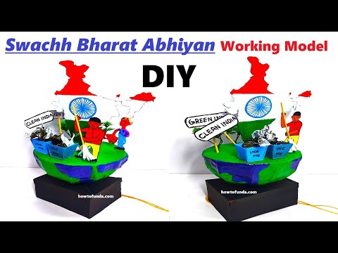 swachh bharat abhiyan 3d model clean mission diy simple steps howtofunda