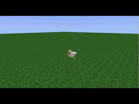 Dancing chicken (minecraft animation)