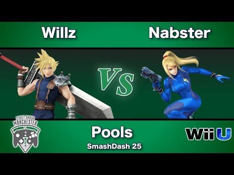 SmashDash 25 - Willz (Cloud) Vs. Nabster (Zero Suit Samus) - Pools